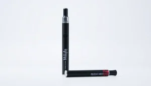 Showcase the Muha Meds 2g disposable vape pen with premium design and branding details.