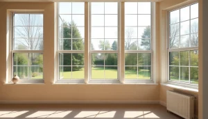 Enhance your home with beautiful windows in Manchester, featuring sleek design and ample light.