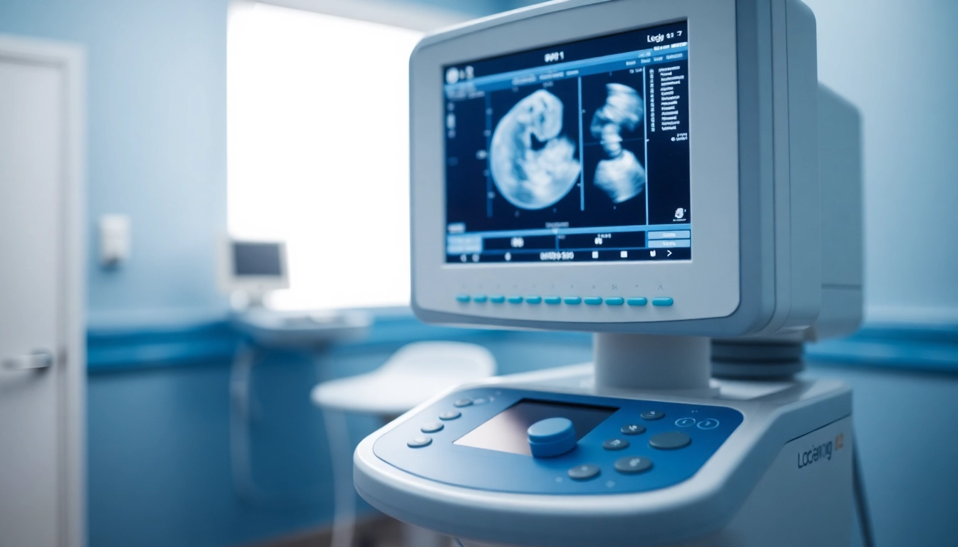 Explore the advanced features of the GE LOGIQ E9 ULTRASOUND FOR SALE!! in a modern clinical environment.