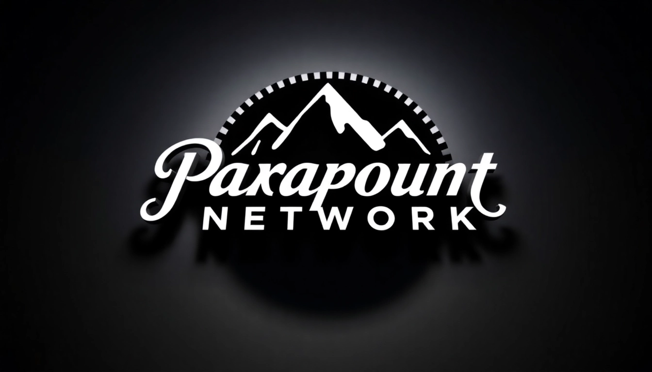 Visualizza il paramount network logo con design elegante su sfondo scuro, catturando l'essenza del canale.