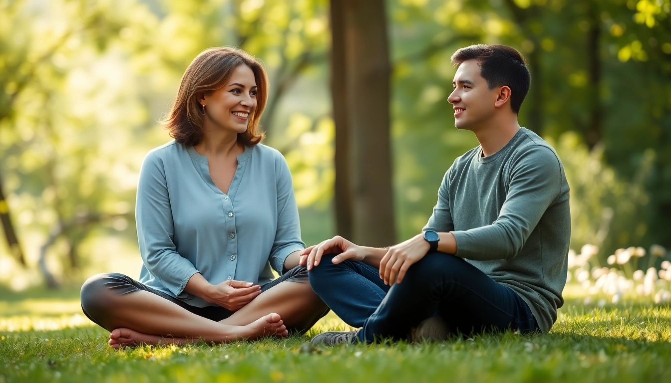 Holistic life Coach UK guiding a session outdoors in a serene environment.
