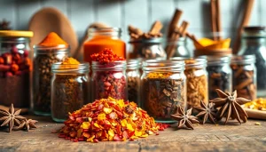 Enhance your cooking with high-quality Single Origin Spices showcased in decorative jars.
