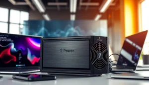 Enhance your setup with TPower, a high-quality power supply unit in a modern setting.