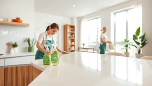 Bond cleaning Logan team effectively cleaning an apartment for a fresh, spotless move-out.