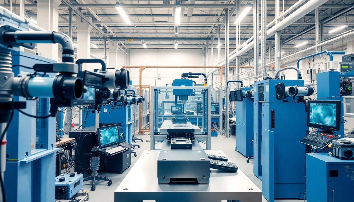 Implementing machine vision technology in an advanced industrial inspection setting.