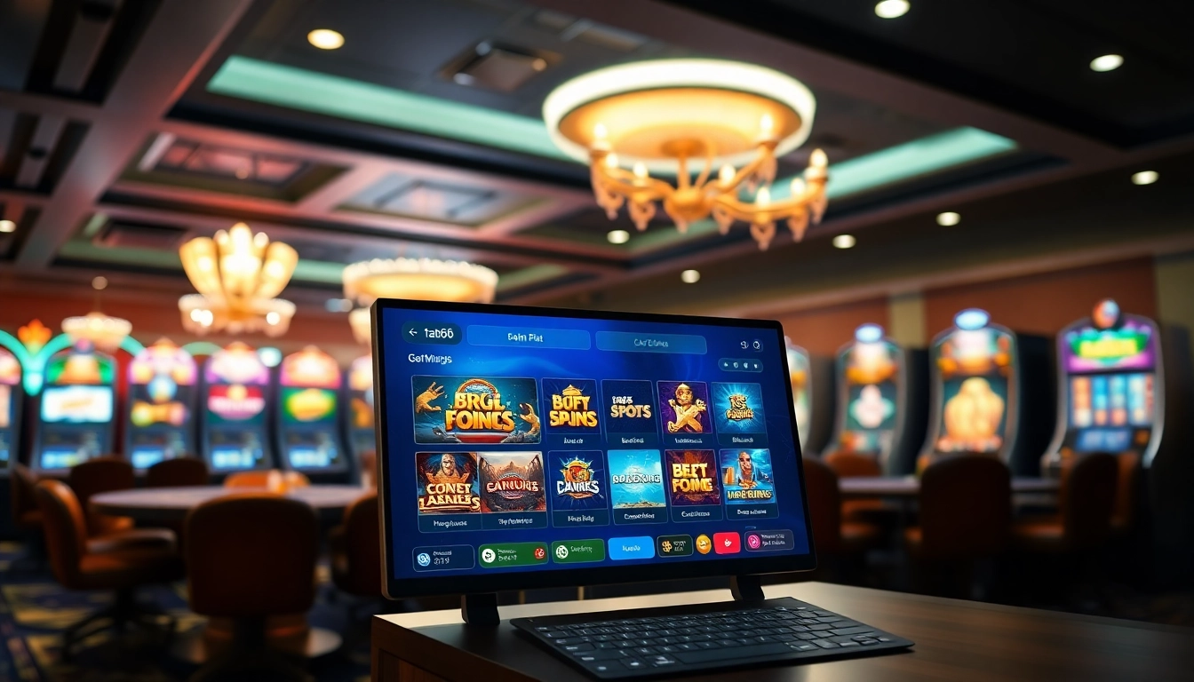 Experience immersive gameplay at tab66 casino with vibrant graphics and exciting games.