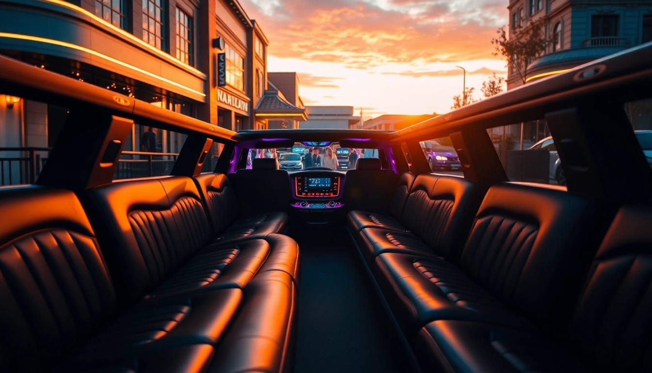 Experience premium car service Atlanta in a luxurious stretch limousine with elegant interiors.