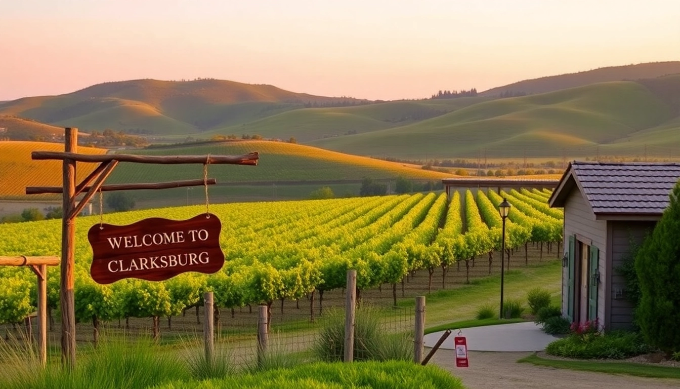 Enjoying the scenic vineyards of Clarksburg reveals stunning landscapes and local charm.