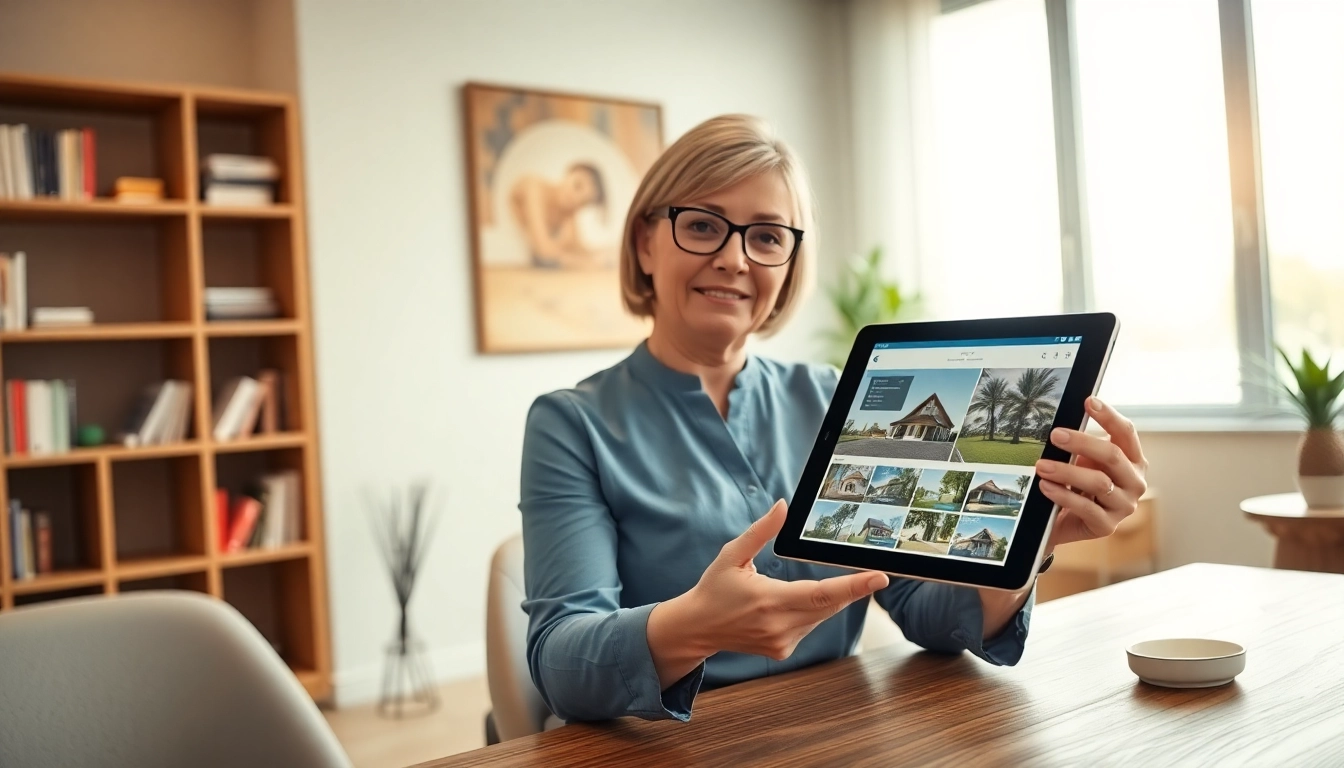 Engaging real estate agent discussing hausverkauf nürnberg tipps in a modern office environment.