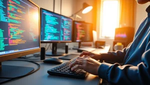 Encapsulate the essence of enumerate php with a developer actively coding within a tech-savvy environment.