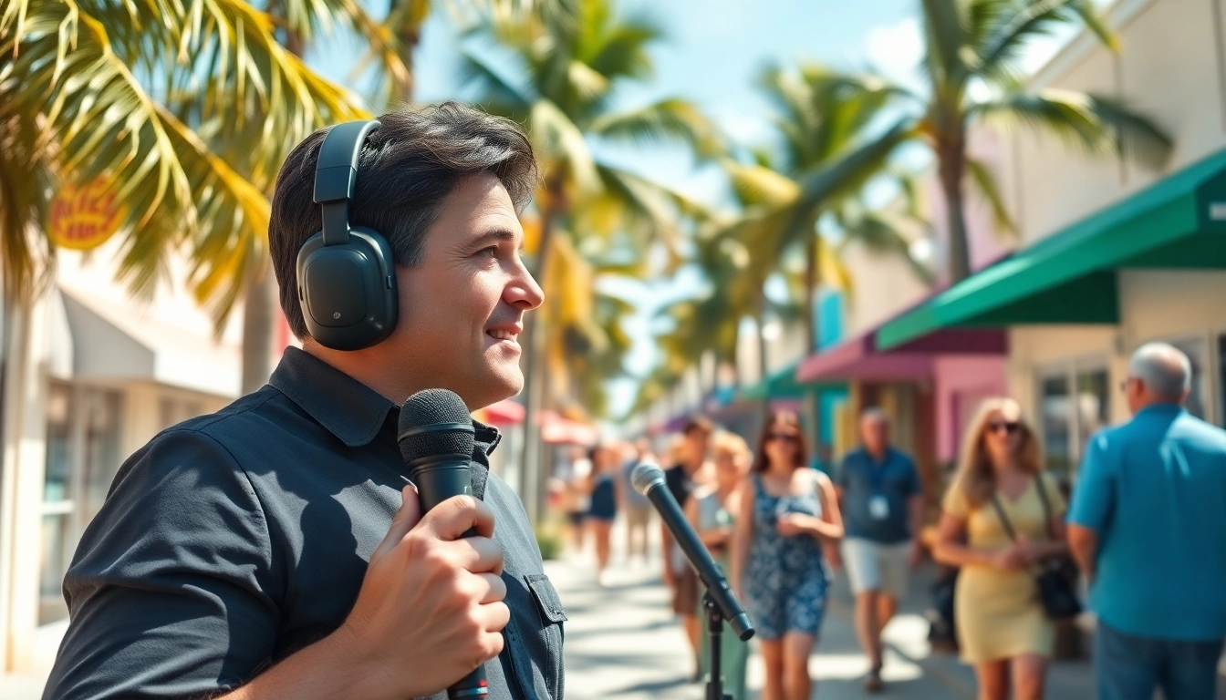 Engaging news reporter covering events in Cape Coral, capturing community spirit.