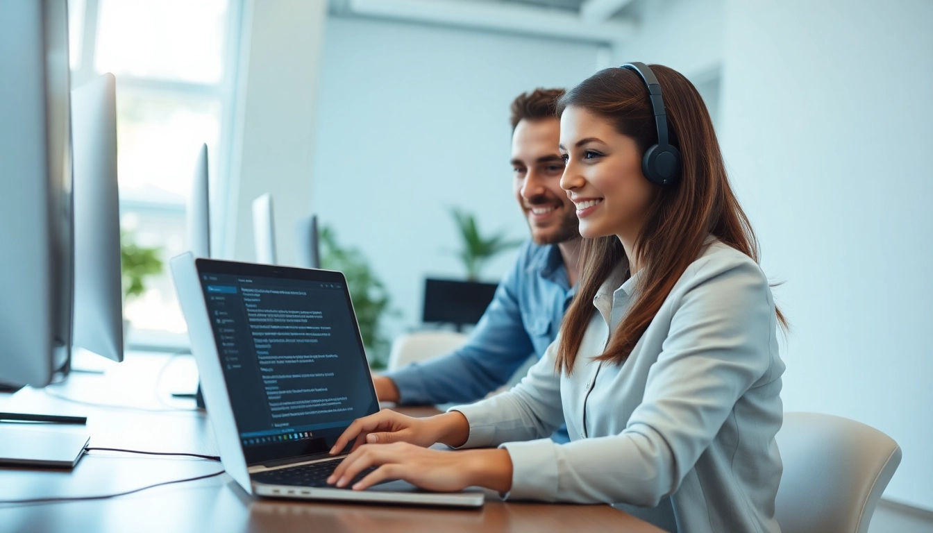Provide computer help in an engaging setting with a supportive tech specialist
