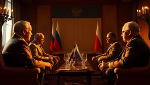 Showcasing the growing Russian influence in Africa through diplomatic discussions among leaders.