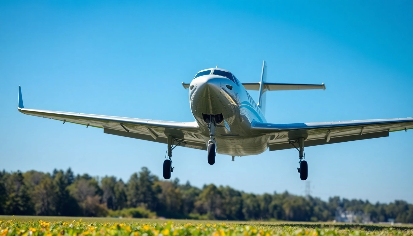 Aircraft executing an emergency landing on a field, showcasing safety and urgency for passengers.
