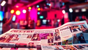 Catch up with the latest celebrity newspaper highlights featuring vibrant stories and photos.