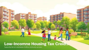 Explore the benefits of Low Income Housing Tax Credits through a vibrant community landscape.