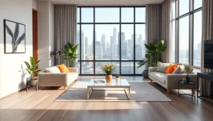 Investissement locatif dans un appartement moderne avec un décor élégant.