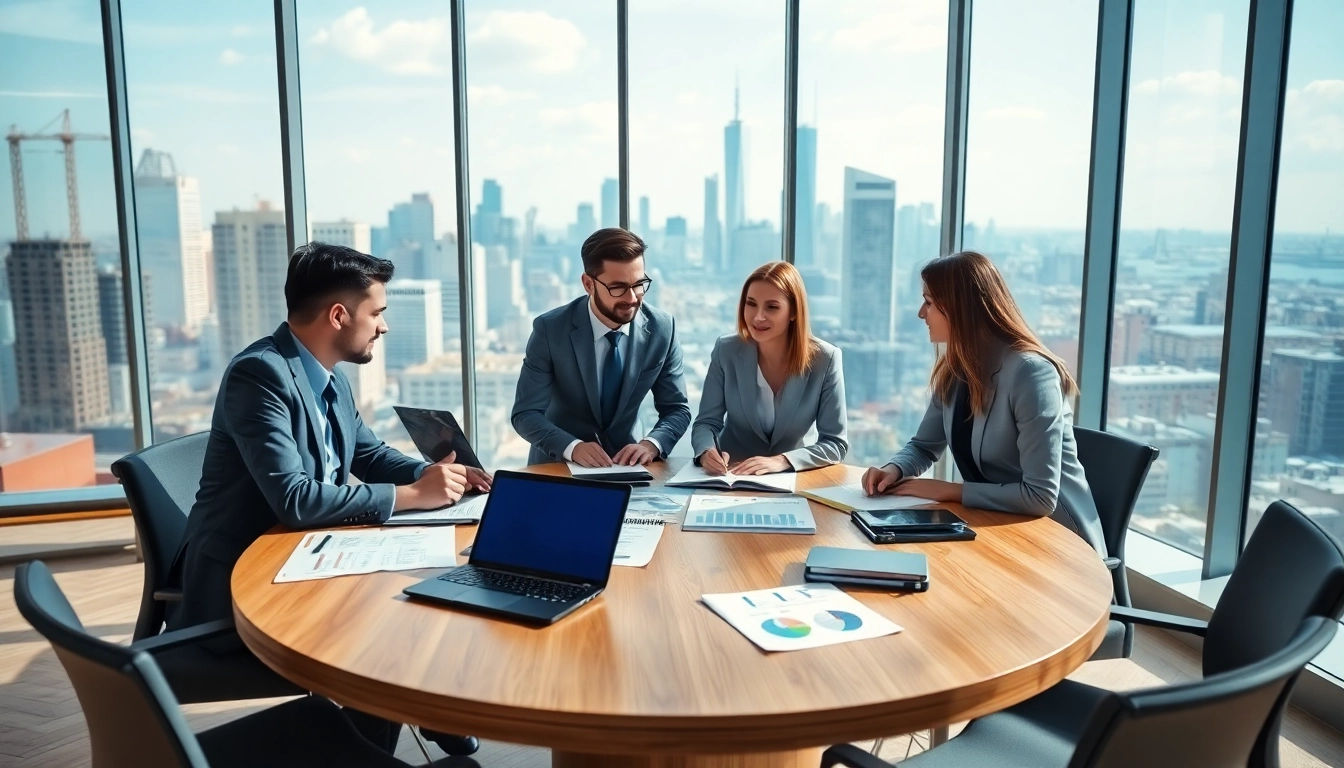 Team at Claymore Partners engaging in a productive business meeting.