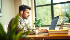 Optimize your resume with an ATS Resume Optimizer tool in a professional setting.
