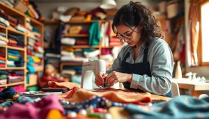 koop stoffen bij https://www.stofnodig.nl voor een creatief naaiproject met heldere kleuren.