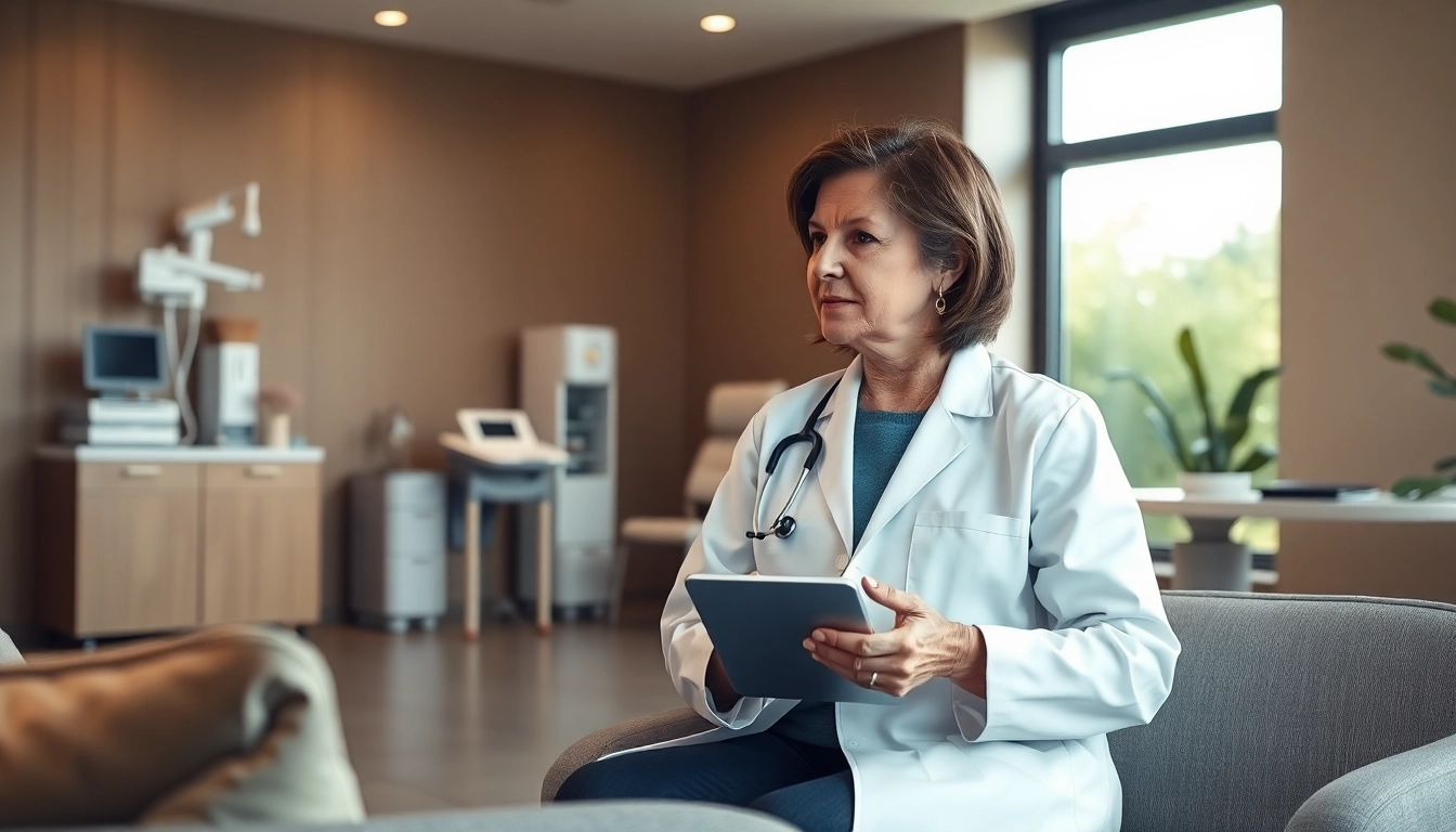 Patient consultation emphasizing concierge medicine las vegas with attentive care in a welcoming clinic.