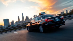 Airport taxi transfer Halifax providing seamless travel experience for travelers in a stylish black cab.