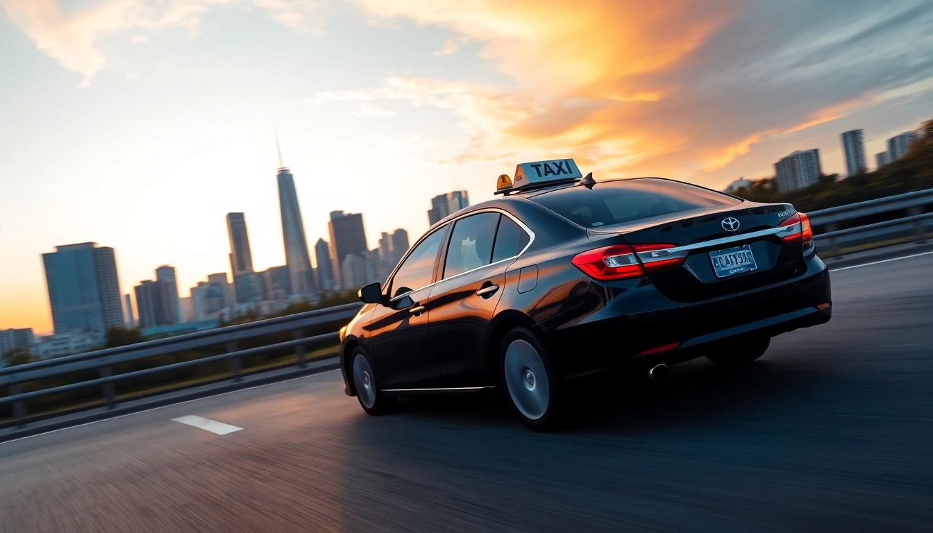 Airport taxi transfer Halifax providing seamless travel experience for travelers in a stylish black cab.