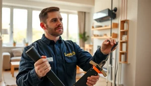 Gas engineer bristol expertly installing heating in a modern home setting.