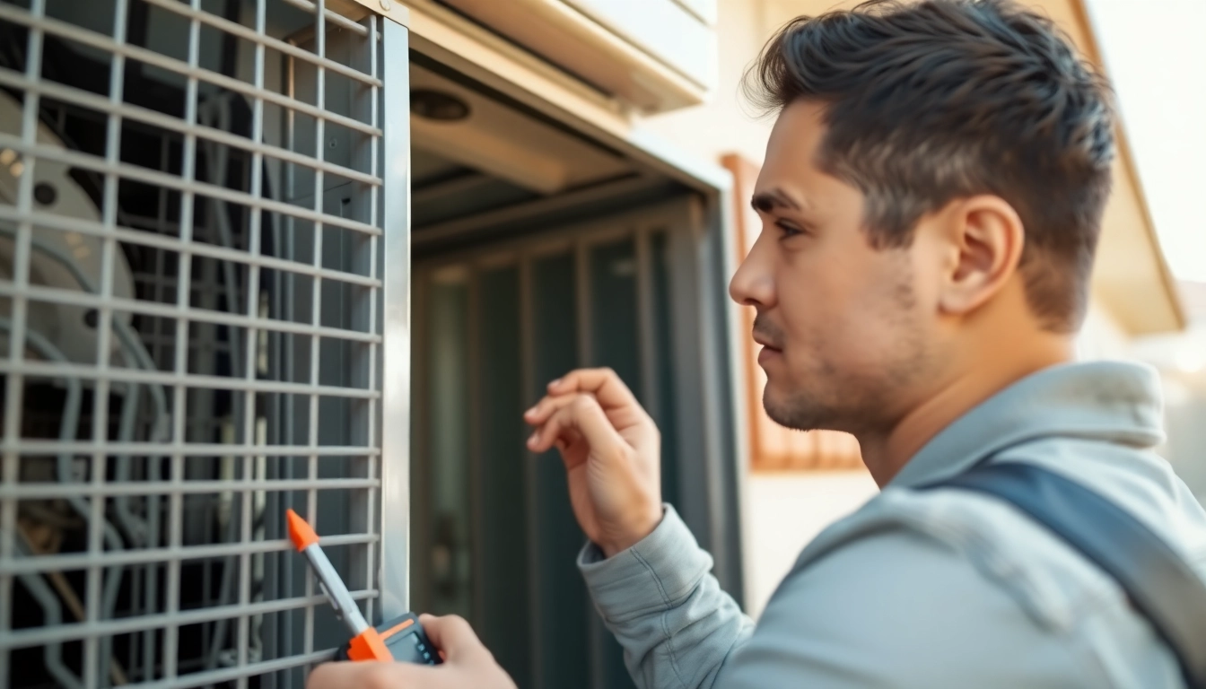 Expert AC repair Glendale AZ by a technician ensuring optimal system performance.