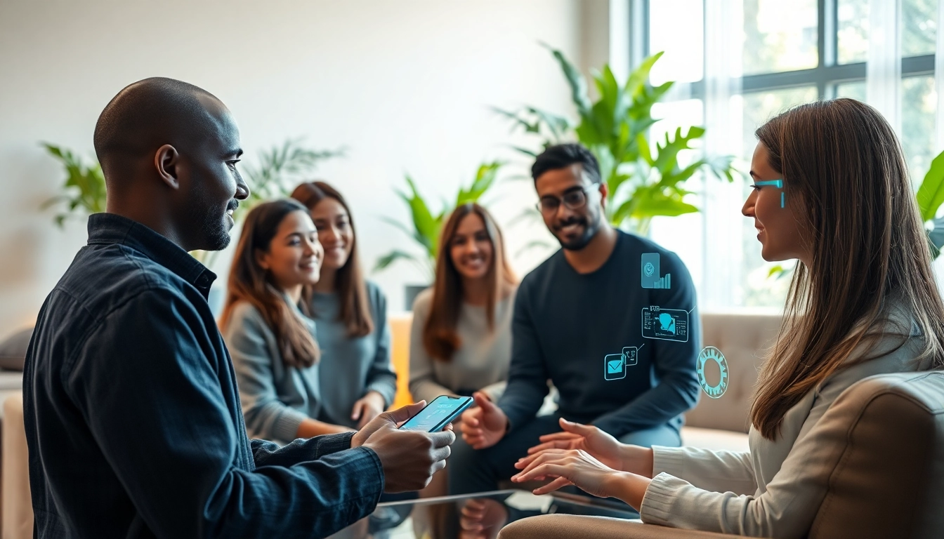 Engage with an AI companion unlimited for endless interactions and personalized conversations in a modern setting.