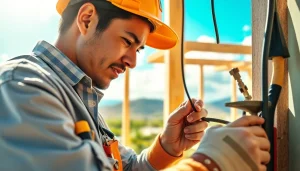 Learn about electrician apprenticeship hawaii through a dedicated apprentice working on wiring.