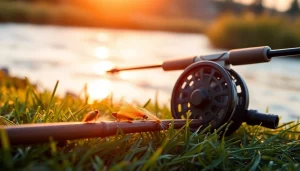 Experience exceptional catch rates with a quality Fly fishing combo set against a serene river backdrop.